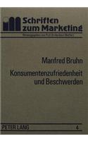 Konsumentenzufriedenheit Und Beschwerden