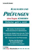 Klausuren und Prüfungen ohne Ängste schreiben