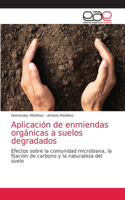 Aplicación de enmiendas orgánicas a suelos degradados