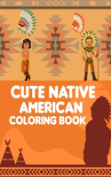 Cute Native American Coloring Book