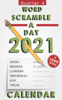 Word Scramble A Day 2021 Calendar