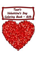 Teen's Valentine's Day Coloring Book - Gift