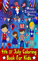 4th Of July Coloring Book For Kids