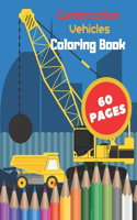 Construction Vehicles Coloring Book
