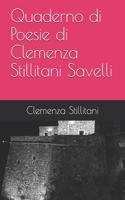 Quaderno di Poesie di Clemenza Stillitani Savelli