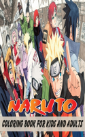 Naruto Coloring Book For Kids And Adults