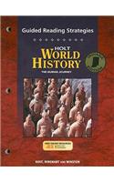 Holt World History Guided Reading Strategies, Indiana Edition: The Human Journey