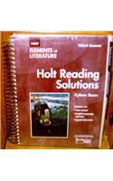Elements of Literature: Reading Solutions Third Course
