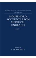 Household Accounts from Medieval England: Part 1: Introduction, Glossary, Diet Accounts (i)