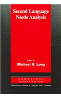 Second Language Needs Analysis