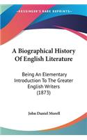 Biographical History Of English Literature