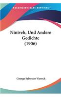Niniveh, Und Andere Gedichte (1906): (English)