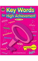 Key Words for High Achievement