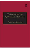 Texts from the Querelle, 1521–1615