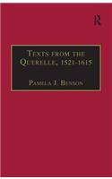 Texts from the Querelle, 1521-1615