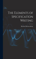 Elements of Specification Writing