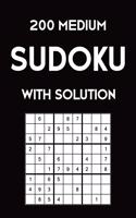 200 medium Sudoku with solution