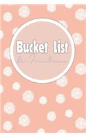 Bucket List für Freundinnen