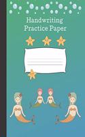 Handwriting Practice Paper: Blank dotted practice sheets for levels Pre-K to 3rd grade