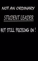 Not an Ordinary Student Leader and Still Pressing On!