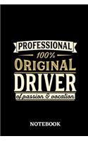 Professional Original Driver Notebook of Passion and Vocation