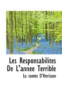 Les Responsabilit?'s de L'Ann E Terrible