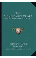 Significance of Art