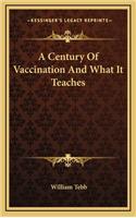 Century Of Vaccination And What It Teaches