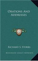 Orations and Addresses