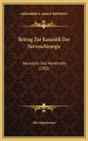 Beitrag Zur Kasuistik Der Nervenchirurgie