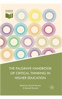 Palgrave Handbook of Critical Thinking in Higher Education