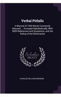 Verbal Pitfalls