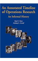 Annotated Timeline of Operations Research