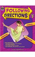 Following Directions Grd 2