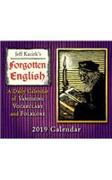 2019 Forgotten English Vanishing Vocabulary and Folklore Boxed Daily Calendar: By Sellers Publishing