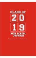 High School Journal - Class of 2019: 4-Year Journal of My High School Years - Cherry Pop: 4-Year Journal of My High School Years - Cherry Pop