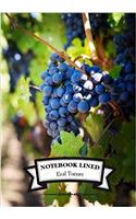 Lined Notebook Grape