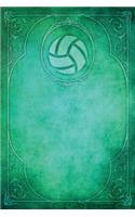 Monogram Volleyball Notebook: Blank Diary Journal Log(68 Monogram Elegance 150 Lined)