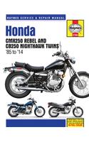 Honda CMX250 Rebel and CB250 Nighthawk Twins '85-'14