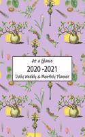 At a Glance 2020-2021 Daily Weekly & Monthly Planner