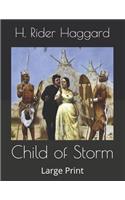 Child of Storm: Large Print