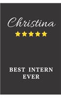 Christina Best Intern Ever