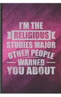 I'm the Religious Studies Major Other People Warned You About