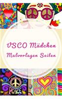 VSCO Mädchen Malvorlagen Seiten