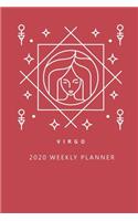 Virgo 2020 Weekly Planner (Red)