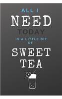 All I Need Today Is A Little Bit Of Sweet Tea