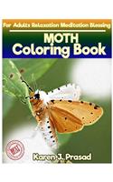 MOTH Coloring book for Adults Relaxation Meditation Blessing