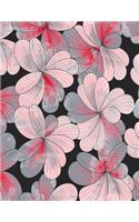 Vintage Pink Flowers Journal