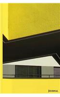 Yellow Concrete Architecture Journal: Abstracts Buildings Architect Builder Design Colorful - 6 x 9" - Notebook, Diary, Doodle, Write, Notes, Sketch Pad, Blank Book(26 Building by Design)