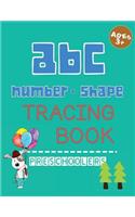 ABC Number Shape Tracing Book
